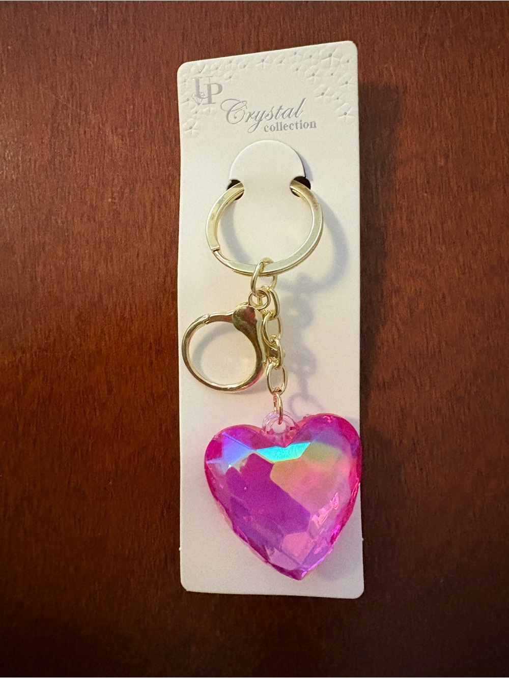 Pink Heart Keychain NWT